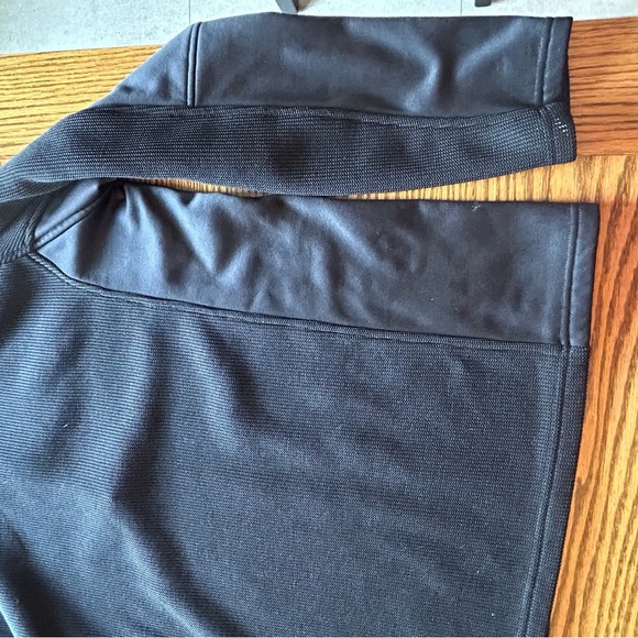 Spyder Men’s Fleece Lined Black Pullover with Red 1/4 Zipper - Picture 7 of 16